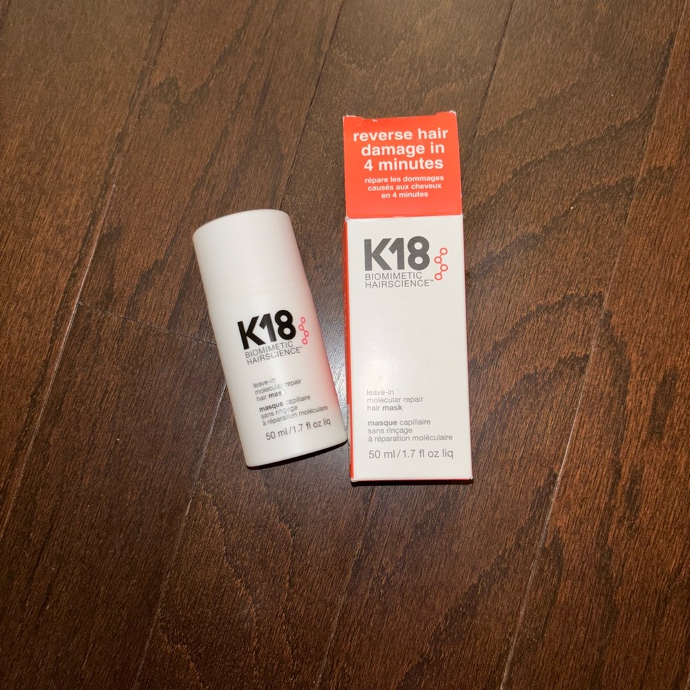 K18 Biomimetic Hairscience Leave-In Molecular Repair Hair Mask, brand new